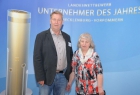 Arno Volkwardt, Bürgermeister Gemeinde Rankwitz und Gudrun Oberländer, Landmarkt Oberländer in Rankwitz/Usedom